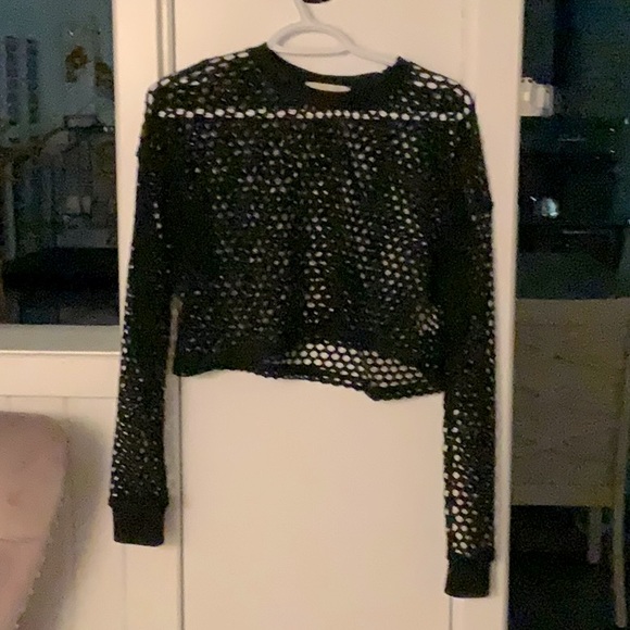 Urban nation xs mesh long sleeve top - Picture 2 of 2